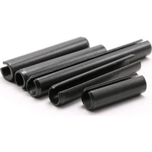 25pcs/Lot Size M3X6mm-30mm GB879 Steel Split Spring Dowel Tension Roll Pin Resilient Cylindrical Cotter Pin 25pcs Size M3X18