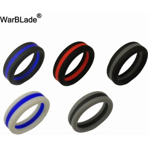 100Pcs Engagement Hypoallergenic Crossfit Flexible Rubber Finger Rings Food Grade FDA Silicone Ring For Men Women Wedding Rings