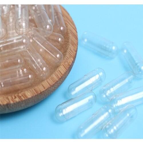 10,000pcs/pack 00# Clear Transparent HPMC Veggie Vegetarian Capsule, Size 00 Empty Vegetable Capsule---Tattoo accessories
