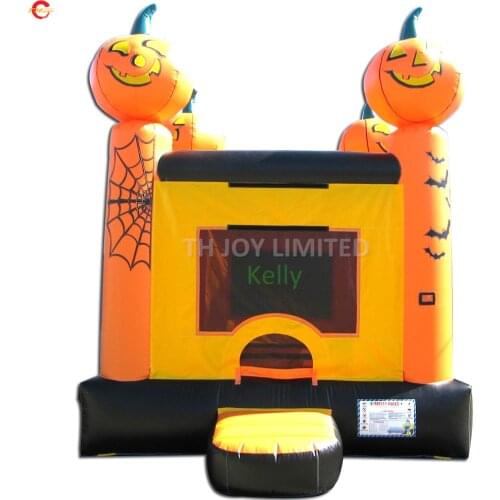 13*13ft Commercial Customized Halloween Pumpkin Inflatable Bouncer Portable Air Bounce House
