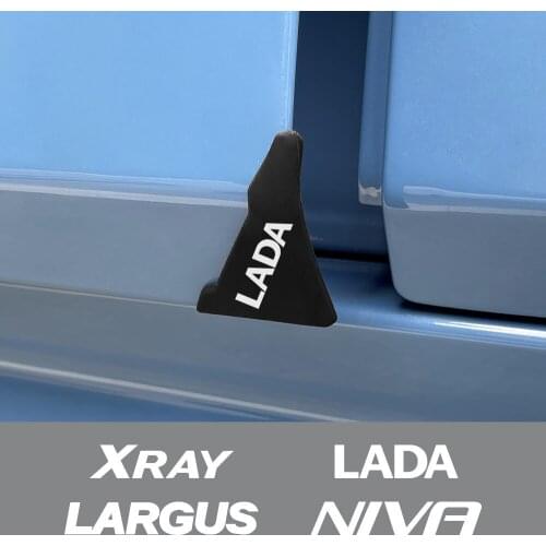 2Pcs Car Styling Door Corner Covers Silicone Anti-scratch Collision Guard Protective Auto Accessories For Lada Largus Xray Niva