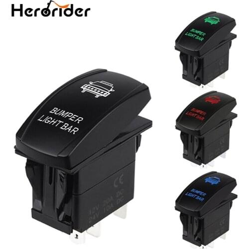 5 Pin Car Switch Carling Style LED Light Bar Toggle Rocker Switch SPST ON-OFF Waterproof Rocker Switch for Car Boat Truck 12V