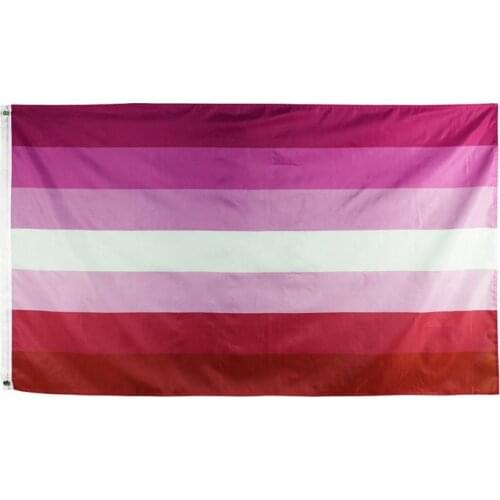 90*150 cm Lesbian Pride Flag LGBT Rainbow Homosexual Flag