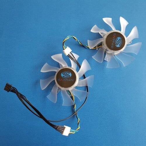 Free Shipping FD8015H12S 2pcs/lot for sapphire HD77501G GDDR5 Black Diamond HD7770 1GB 2GB GDDR5 Black Diamond Graphics card fan