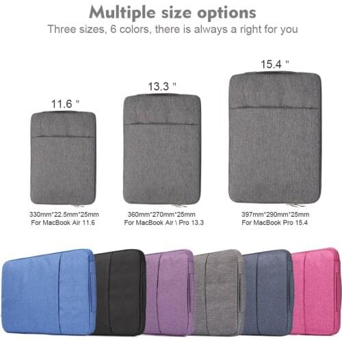 Laptop Sleeve Bag 15.6 Case For Apple Macbook Air Pro 11 13 15 13.3 16 Inch Notebook Ipad Dell Cases Tablet Lap Top Waterproof