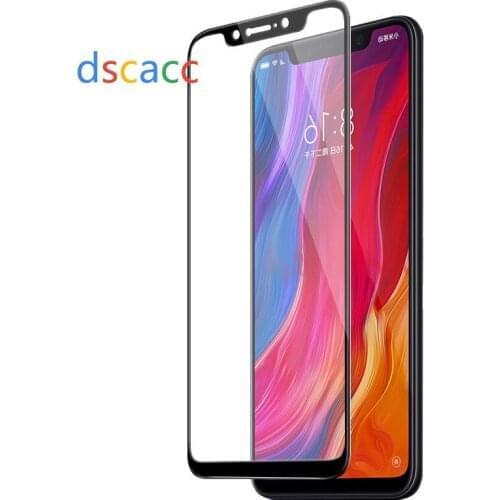 Dscacc 2.5D Full Covered Tempered Glass Screen Protector for Xiaomi 8/Mix 2s/A2/mi8 SE for Redmi 5 Plus/Note 5Pro/note 6 100PCS