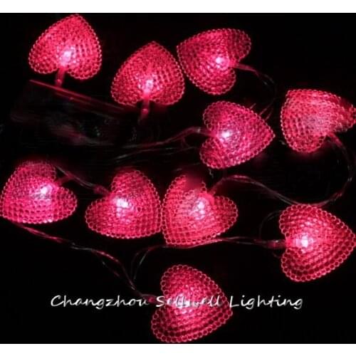 GOOD!Festival lighting wedding celebration guide decoration 10pcs red LED battery lamp H179