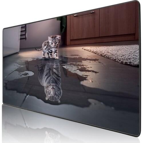 XGZ Animal Cute Cat Game Mouse Pad Player Accessories Computer Notebook Keyboard Desk Mat Large Mouse Pad Gaming Desk