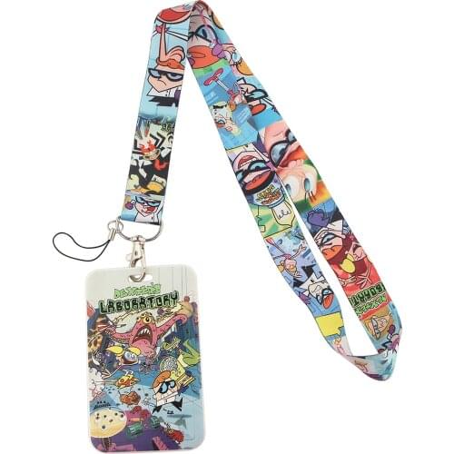 CB508 Cute Boy Lanyard Credit Card ID Holder Bag Student Women Travel Bank Bus Business Card Cover Badge Gifts