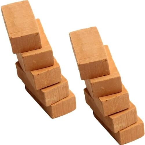 30 x 15 x 10mm Model Brick Red for House Building Model Accessories Material