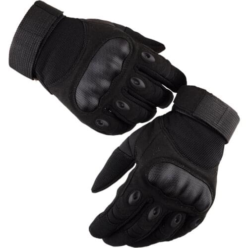 Touchscreen Motorcycle Gloves Artificial Leather Hard Knuckle Full Finger Protective Gear Racing Biker Riding Moto Motocross