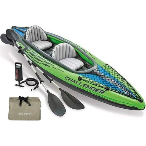 No Duty Tax Inflatable Kayak Water Sport Portable Fishing Boat For Double Person PVC Boat Kayaks 2 Seats Pump Paddle 68306