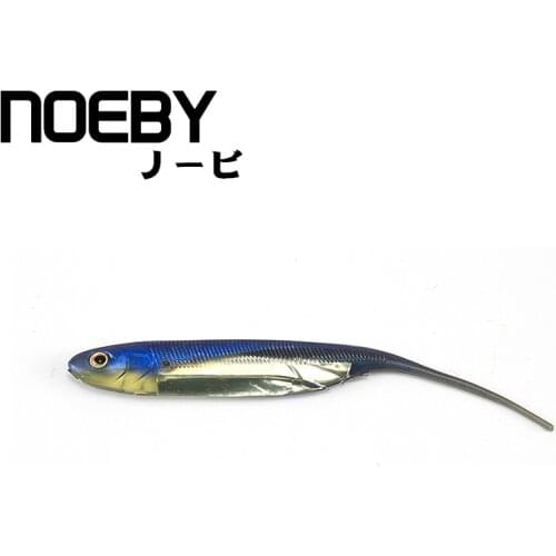 NOEBY 4pcs/lot Soft Lure 100mm/3g Fishing lures Swimbait 3D Iscas Artificiais Leurre Souple Soft Lure Fishing Tackle Peche 3001L