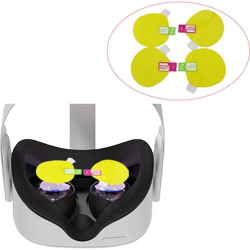 New 4Pcs TPU Soft Films Lens Protector HD Clear Film For Oculus Quest 2 VR Accessories Protective Cover Anti-scratch Dust-proof