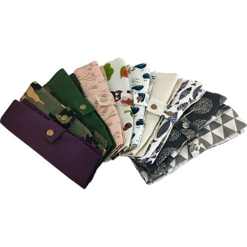 Portable Tableware Bag Chopsticks Spoon Bag Cloth and Wind Cutlery Storage Bag Tie Line Cutlery Bag Chopsticks Set Straw Pouch