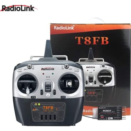 T8FB,RadioLink T8FB 2.4GHz 8ch Transmitter With R8EH Receiver For RC Helicopter DIY RC Quadcopter Plane