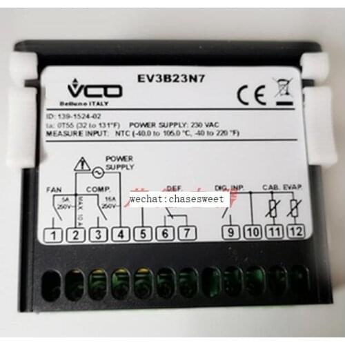 EVK203N7 temperature control