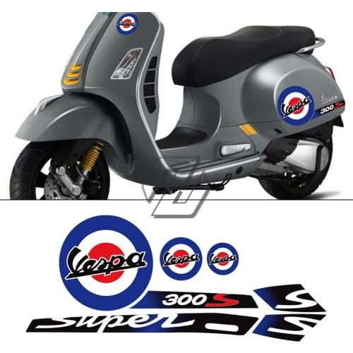 For Piaggio Vespa GTS 300 Super Sport Reflective Sticker Motorcycle Decal
