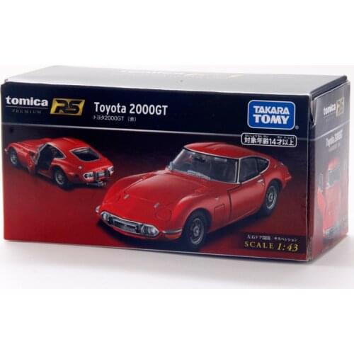 Takara Tomy Tomica Premium 1:43 RS Toyota 2000GT Red Sports Car Metal Diecast Vehicle