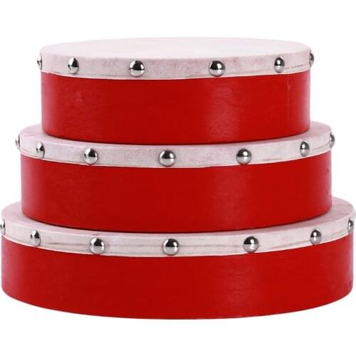 Percussion Drum Wooden Toy Musical Instrument Learning Education Music Toys For Children kids toy Percussion Instruments 3 Sizes