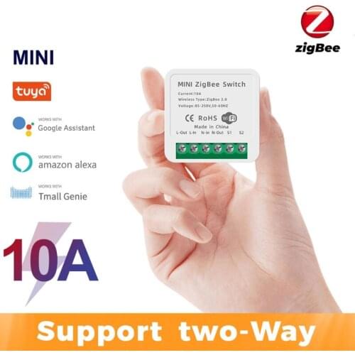 Zigbee Smart Light Switches Dimmers Module DIY Relay Switch Home Automation Modules Works with Alexa Echo Google-Home