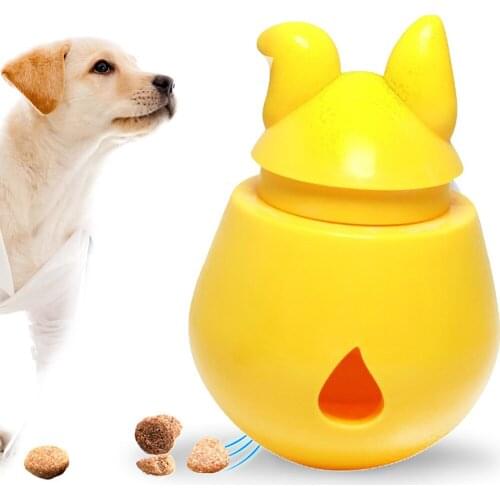 Fun Interactive Dog Cat Toy IQ Treat Ball Smarter Pet Toys Food Ball Food Dispenser For Cats Playing Training Balls Pet Supplies