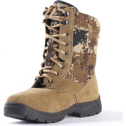 High Tube Camouflage Waterproof Warm Cotton Boot Shoes Winter Outdoor Sports Riding Hunting Climbing Fishing Thermal Snow Boots