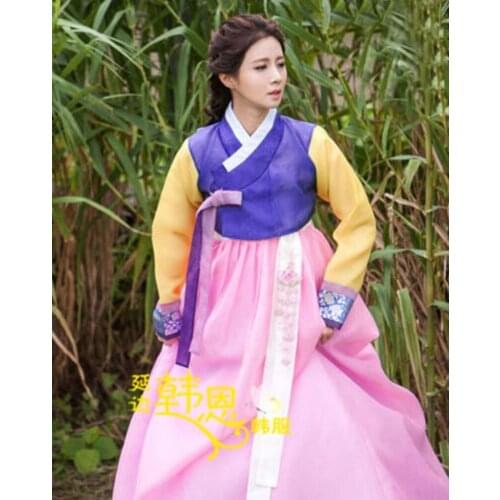Vintage clothing korean hanbok women asian fashion women streetwear Full korean fashion clothing