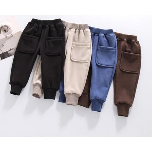 Toddler Girl Pants Thick Warm Pants For Girl Spring Autumn Trousers For Children Casual Style Clothes Girl