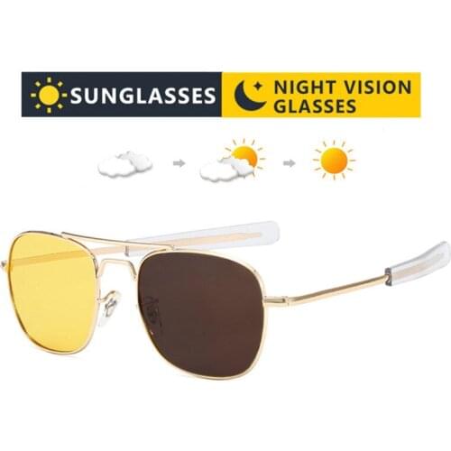 ZHIYI Brand Driving Glasses Men Women Day&Night Anti-glaring Sunglasses Classic Retro Polarized Night Vision Glasses For The Car