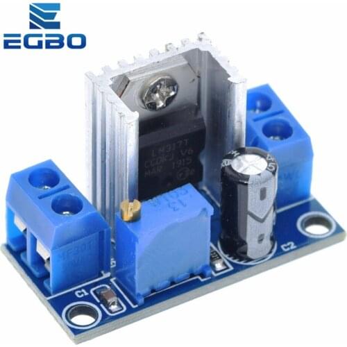 1PCS EGBO LM317 DC Linear Regulator DC-DC 4.5~40V Turn 1.2~37V Step Down Power Module Adjustable