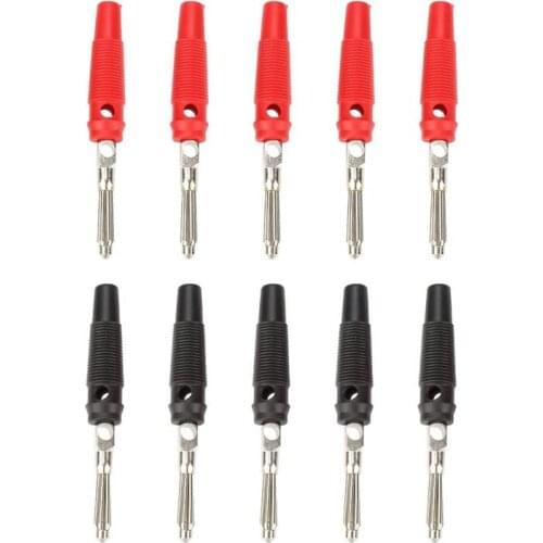 Banana Plug 4mm 32A High Current Banana Connector Used for Speaker Amplifier Test Probe Connector 10Pcs