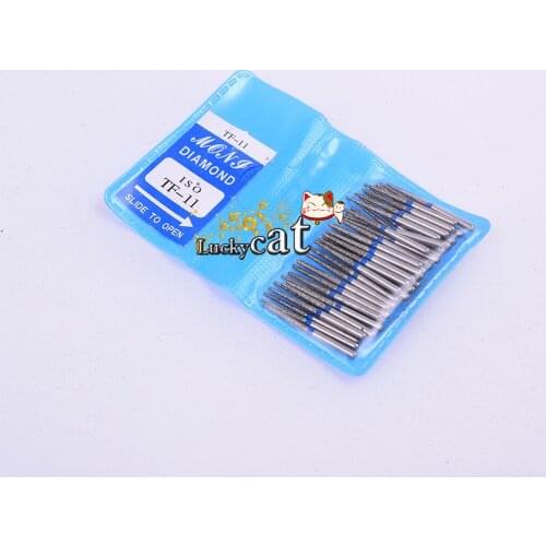 100pcs FG 1.6 New Dental Diamond Burs Set Millers Tooth Drill Jewelers TF-11