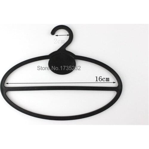 100pcs Oval scarf hook Scarves rack plastic hook neckwear rack plastic Scarves hook Coat Racks
