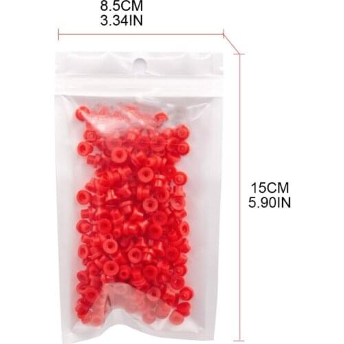 Tattoo Grommets 100pcs Soft Rubber Tattoo Nipples for for Tattoo Machine Needles New 2021