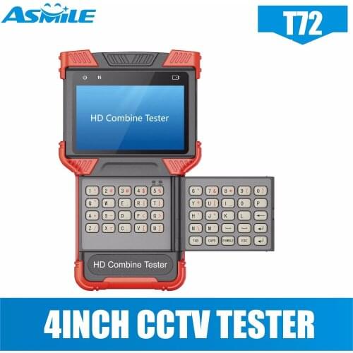 4inch cctv tester Support H.265/H.264 IP Camera; TVI, AHD, CVI 3.0 Camera; ONVIF Test: IP Configuration, IPC Test