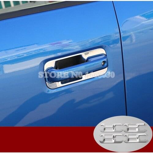 ABS Side Door Handle Bowl Trim Cover 4pcs For Ford F150 F-150 4dr 2015-2017 Car accesories interior Car decoration