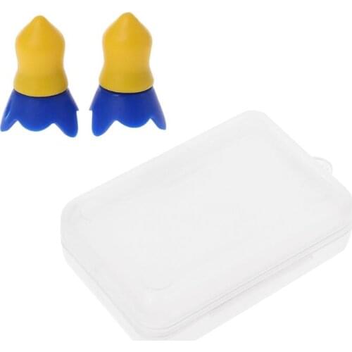 1 Pair Silicone Flight Earplugs Noise Cancelling Reusable Ear Plugs for airplanes Hearing Protection J2HC