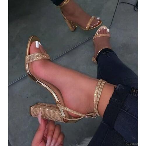Bling Bling Luxurious Rhinestone Peep Toe Peep Toe Platform Stiletto Heel Pumps Ankle Strap Crystal High Heels Wedding Shoes