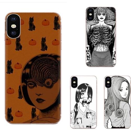 TPU Art Online Cover Case Junji Ito Tees Horror For Huawei Honor 10 10i 20 20i 8S lite Y9 Prime Y7 2019 Y5 2018 p40 lite pro