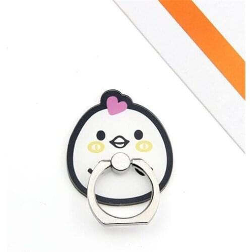UVR Heart Little Chick Animal Mobile Phone Stand Holder Finger Ring Smartphone Holder Stand For Xiaomi Huawei All SmartPhone