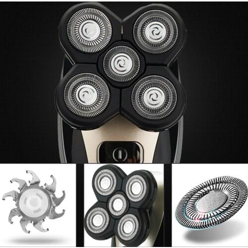 5-In-1 Electric Beard Shaver Shaving Machine 3W Rechargeable Hair Trimmer Clipper Waterproof For Men Home Travel Grooming Kit