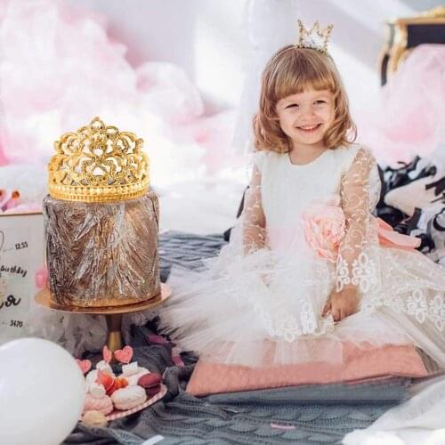 Crown Fondant Molds Baroque Style Silicone Mold for Cupcake Topper Chocolate Candy Pastry Jewelry Clay Diy Cake Decorating Tool