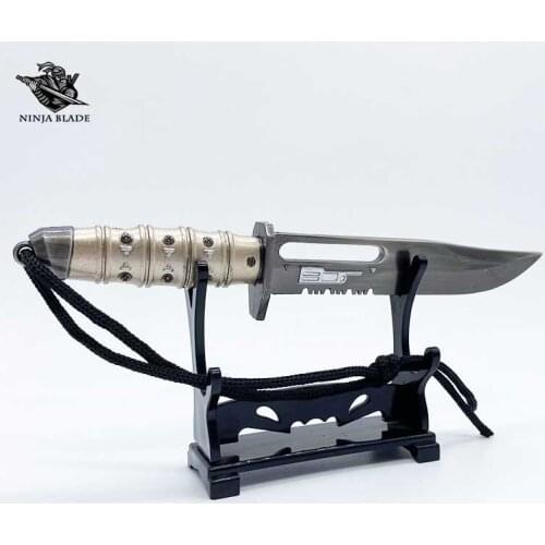 Apex Bloodhound Melee Weapon M9 Fake Dagger Metal Model Game Collection Display Gift With Leather Sheath