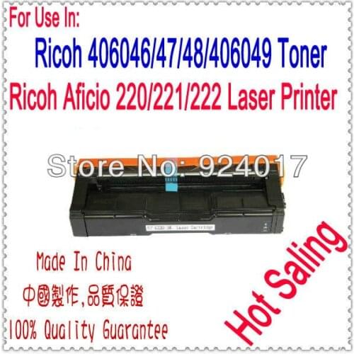 For Savin Lanier Ricoh Aficio SP C220 C221 C222 C240 Color Printer Toner Cartridge,For Ricoh SPC 220 221 222 240 Refill Toner