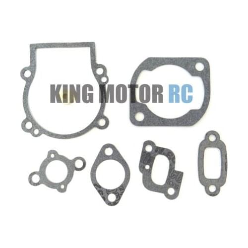 King Motor Gasket Kit Fits 2 Bolt 23cc - 30.5cc Engine Motor HPI ajia 5T 5B 2.0