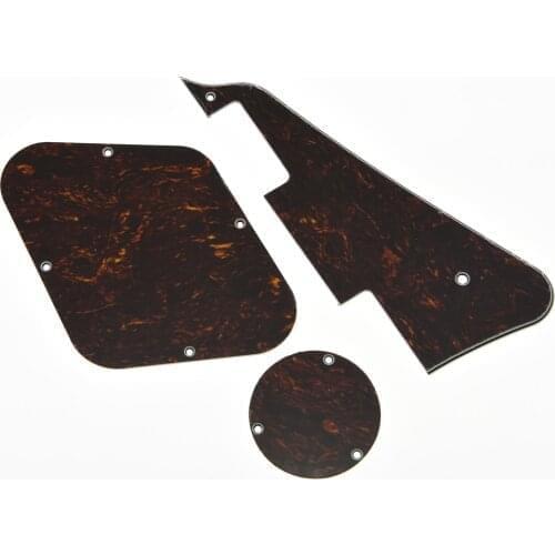 Red Tortoise LP Pickguard & Back Plate Switch Cavity Covers for LP