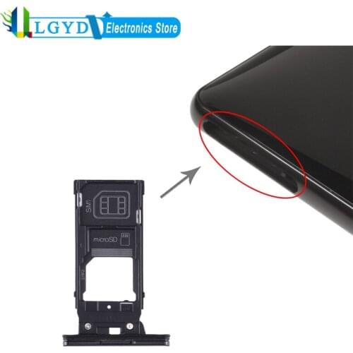 2 SIM Card Tray + Micro SD Card Tray for Sony Xperia XZ2 Phone Spare Parts