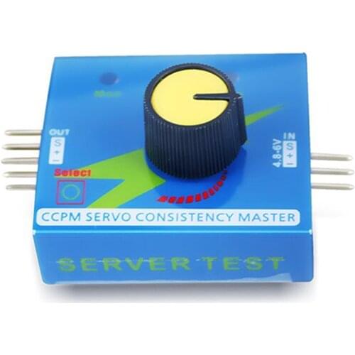 Metal Case Multi-function 3CH ESC Servo Tester Digital Analog CCPM Consistency Master Checker For RC Airplane Simple Tester