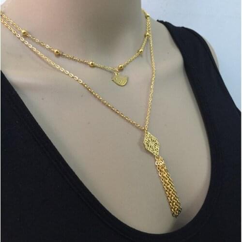 Fashion bird tassle Pendant Necklace Women Choker present beads Statement Necklaces collares largos Collar Bijoux Collier